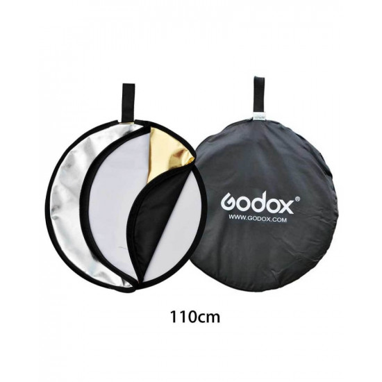 Godox 110cm Collapsible 5-in-1 Reflector Disc Godox 110cm Collapsible 5-in-1 Reflector Disc