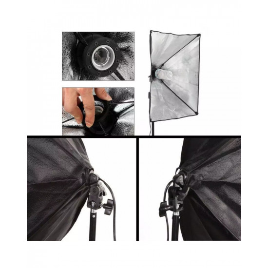 Photo Studio 60x60 Softbox Lighting Kit Photo Studio 60x60 Softbox Lighting Kit