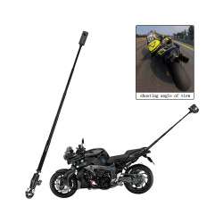 SM01-U Motorcycle Bike Camera Holder Handlebar Bracket Stand For Insta360 One R X & GoPro DJI YI Invisible Selfie Stick Accessory