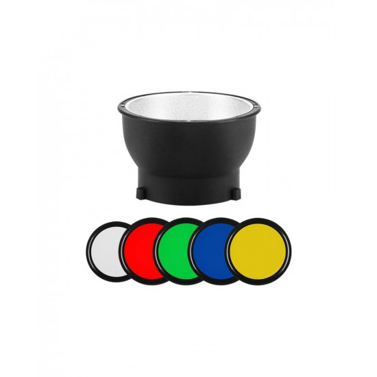 Jinbei Reflector Magnetic 14cm + Gel Filters Jinbei Reflector Magnetic 14cm + Gel Filters