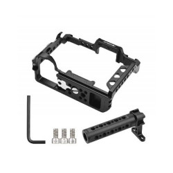 Andoer Aluminum Alloy Camera Cage Kit with Top Handle Grip Replacement for Sony A7 IV