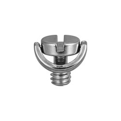 1Pcs 1/4"-20 D Shaft D-ring Mounting Screw Adapter 1Pcs 1/4"-20 D Shaft D-ring Mounting Screw Adapter