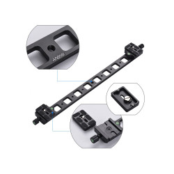 Extended Double QR Quick Release Plate Camera Bracket Track Slider Aluminum Alloy for Tripod Ballhead Extended Double QR Quick Release Plate Camera Bracket Track Slider Aluminum Alloy for Tripod Ballhead