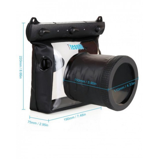 Waterproof Underwater Camera Diving Bag Black Waterproof Underwater Camera Diving Bag Black