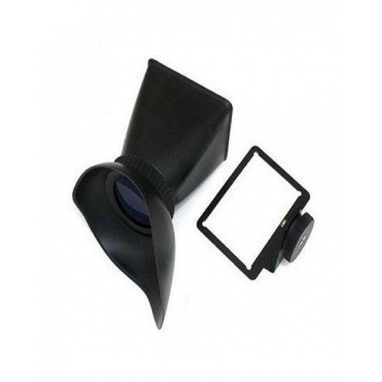 V3 LCD Viewfinder 2.8x Magnifier Extender Magnetic Hood for Canon 600D 60D