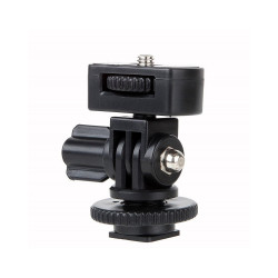 VILTROX Adjustable Angle Pole Swivel Hot Shoe Mount 1/4" Screw Hot Shoe Mount Adapter VILTROX Adjustable Angle Pole Swivel Hot Shoe Mount 1/4" Screw Hot Shoe Mount Adapter