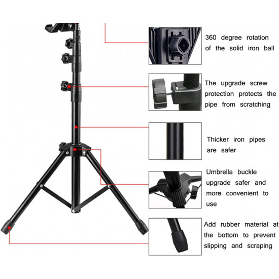 Portable Adjustable Tripod Stand Holder Cradle Bracket For Apple iPad, Samsung Portable Adjustable Tripod Stand Holder Cradle Bracket For Apple iPad, Samsung
