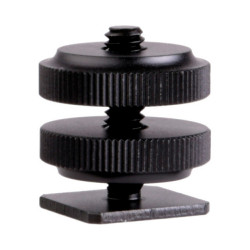 Hot Shoe to 1/4"-20 Male Post Adapter