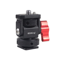BGNing GOPRO Camera Monitor Bracket Holder Hot Cold Shoe Adapter Tripod Mount