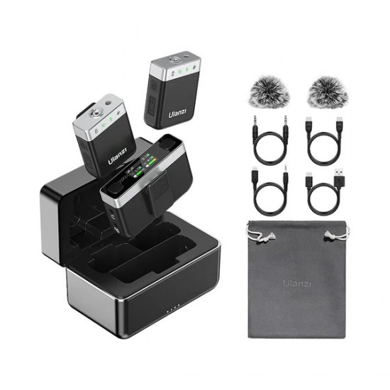 Ulanzi U-Mic AM18 Wireless Lavalier Microphone System Ulanzi U-Mic AM18 Wireless Lavalier Microphone System