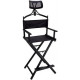 Makeup Folding Chair Aluminum Frame Artist Directors Chair With Headrest Makeup Folding Chair Aluminum Frame Artist Directors Chair With Headrest