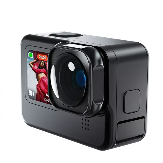 TELESIN Aluminum Alloy Frame Max Lens Mod for GoPro Hero 12/11//10/9 Mini TELESIN Aluminum Alloy Frame Max Lens Mod for GoPro Hero 12/11//10/9 Mini