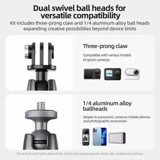 TELESIN Aluminum Alloy Magnetic Base Camera Mount TELESIN Aluminum Alloy Magnetic Base Camera Mount
