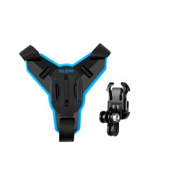 TELESIN Motorcycle Helmet Chin Strap Mount for Action Cameras