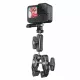 TELESIN Multifunction Crab Clamp with 2.3" Ball Head Arm