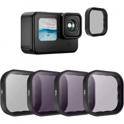 TELESIN ND & CPL Lens Filters Set for GoPro Hero 12/11/ 10/ 9/ Mini