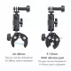 TELESIN Plastic Universal Handlebar Mount Tube Clamp
