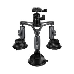 TELESIN Three-Arm Suction Mount
