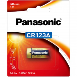 Panasonic CR123A Lithium 3V Battery