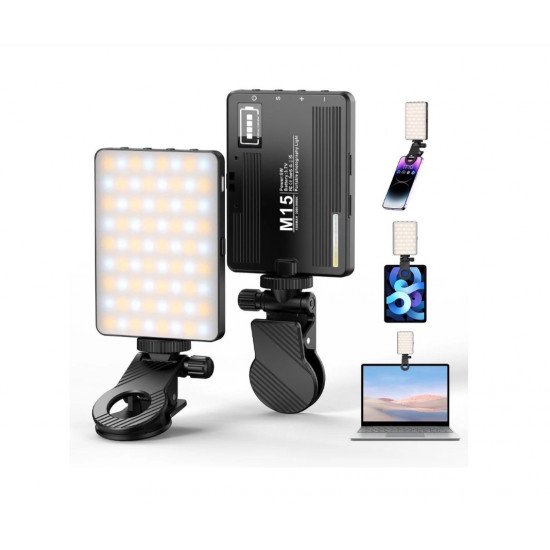 M15 5W Bi-Color Photography Lamp Pocket LED Light M15 5W Bi-Color Photography Lamp Pocket LED Light