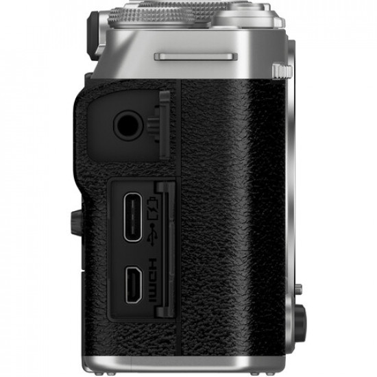 FUJIFILM X-M5 Mirrorless Camera with XC 15-45mm f/3.5-5.6 Lens (Silver) FUJIFILM X-M5 Mirrorless Camera with XC 15-45mm f/3.5-5.6 Lens (Silver)