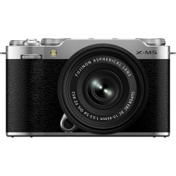 FUJIFILM X-M5 Mirrorless Camera with XC 15-45mm f/3.5-5.6 Lens (Silver) FUJIFILM X-M5 Mirrorless Camera with XC 15-45mm f/3.5-5.6 Lens (Silver)