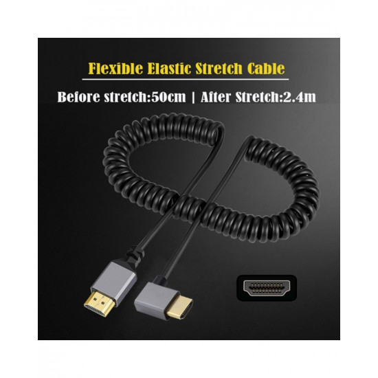 4K UHD HDMI TO HDMI LEFT 2.4m Cable