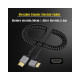 4K UHD HDMI TO HDMI LEFT 2.4m Cable