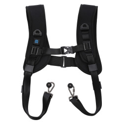 PULUZ Quick Release Double Shoulder Harness Soft Pad Decompression Foam Strap Belt PULUZ Quick Release Double Shoulder Harness Soft Pad Decompression Foam Strap Belt
