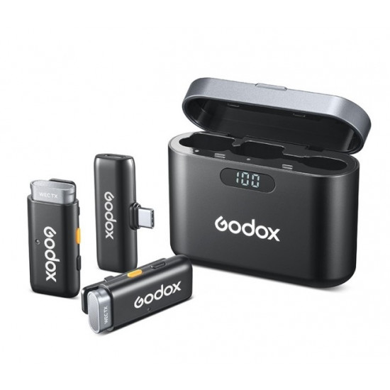 Godox WES2 2-Person Wi7reless Microphone System for USB-C Devices