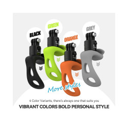 TELESIN Quick Release Elastic Small Q Handlebar Mount (Orange)