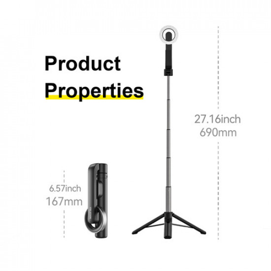 TELESIN Magnetic Bluetooth Selfie Stick for iPhone TELESIN Magnetic Bluetooth Selfie Stick for iPhone