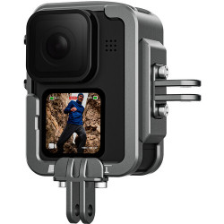 TELESIN Aluminum Cage with Vertical Frame for GoPro HERO 13/12/11/10/9