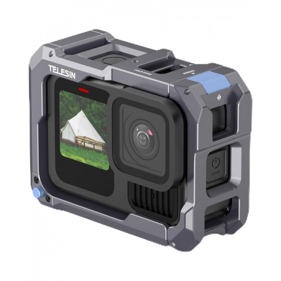 TELESIN Metal Cage Sport Extension New Upgrade for Gopro Hero 13/12/11/10/9