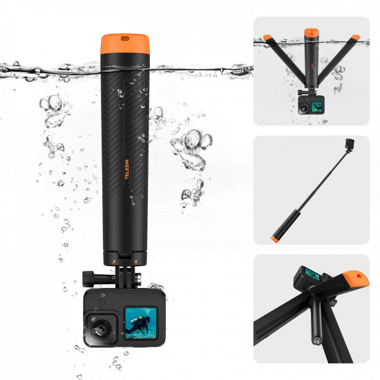 TELESIN Floating Tripod Selfie Stick TELESIN Floating Tripod Selfie Stick