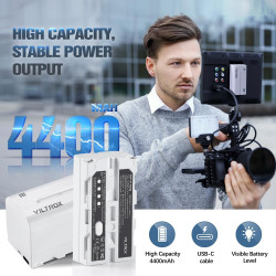 VILTROX NP-F750 Rechargeable Lithium-Ion Battery with USB-C Charging Port