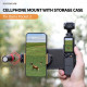 Sunnylife Phone Holder Mount Expansion Adapter Protective Cover for Osmo Pocket 3