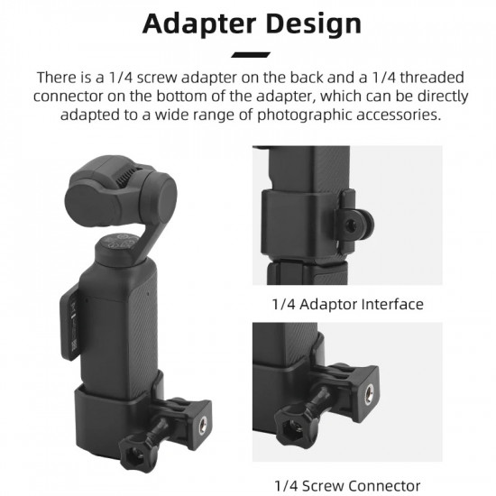 BRDRC Expansion Adapter for DJI Osmo Pocket 3
