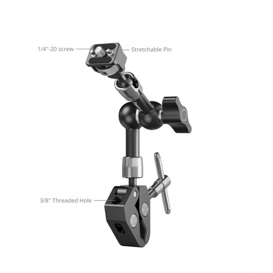 SmallRig Magic Arm with Crab-Style Clamp (7")