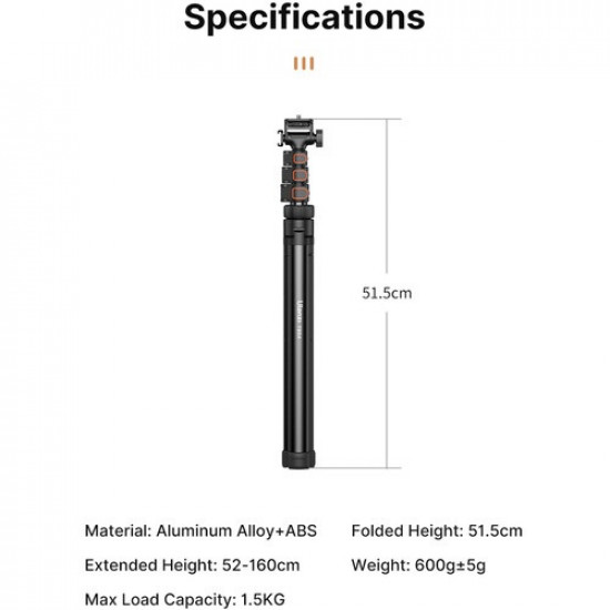 Ulanzi TB64 Light Stand Tripod for Camera Smartphone Ulanzi TB64 Light Stand Tripod for Camera Smartphone