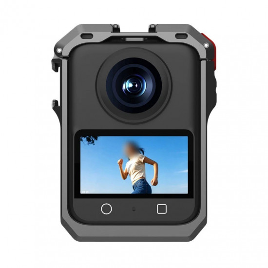 Metal Protective Cage for DJI Osmo 360 Camera with Dual Cold Shoe Mount