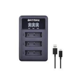 NP BX1 USB 3 Slots Camera Battery Charger