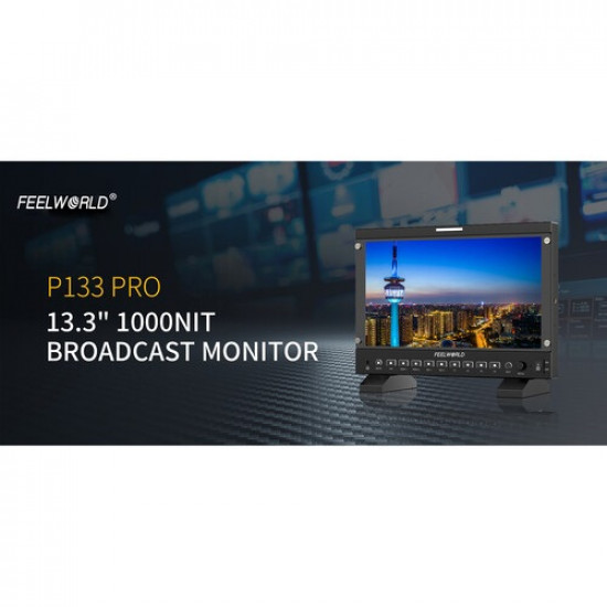 FeelWorld P133 PRO 13.3" Full HD High-Bright Broadcast Monitor FeelWorld P133 PRO 13.3" Full HD High-Bright Broadcast Monitor