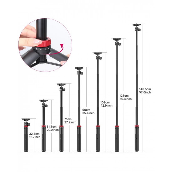 Ulanzi MT-44 Extendable Vlog Tripod Ulanzi MT-44 Extendable Vlog Tripod