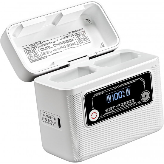 VILTROX BT-E6 Camera Battery Charging Case Power Bank for Canon LP-E6 (Battery Not Included)