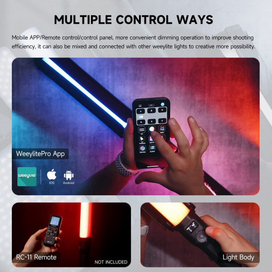 VILTROX H18 Double-Sided Bi-Color & RGB LED Tube Light (22.4")