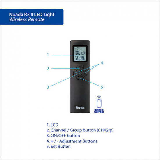 Phottix Nuada R3 II LED Light Phottix Nuada R3 II LED Light