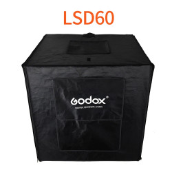 Godox LSD60 60*60*60cm LED Mini Photography Studio Shooting Tent Softbox with 2pcs LED Light Board