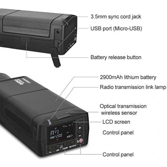 YONGNUO YN200 Portable TTL Flash Speedlite Kit Outdoor Flash Light YONGNUO YN200 Portable TTL Flash Speedlite Kit Outdoor Flash Light