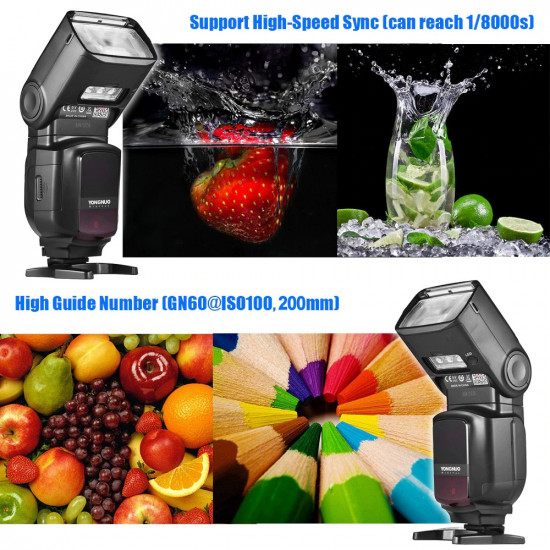 YONGNUO YN968C TTL Wireless Camera Flash Speedlite For Canon 650D 100D 1100D Flash Speedlite YONGNUO YN968C TTL Wireless Camera Flash Speedlite For Canon 650D 100D 1100D Flash Speedlite